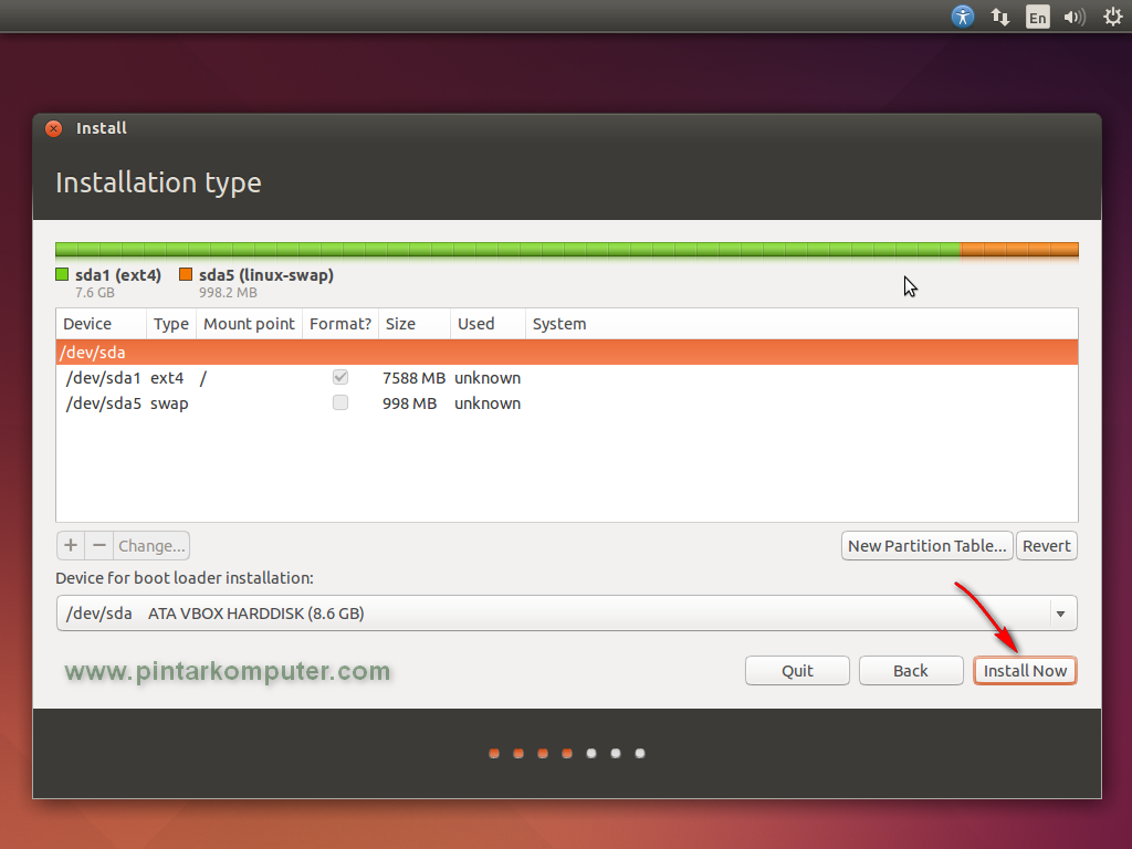 Langkah-langkah Cara Install Linux Ubuntu Desktop 14.04 LTS Trusty Tahr