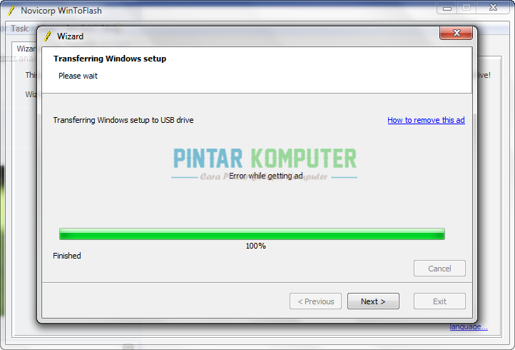 cara install windows 98 dari flashdisk