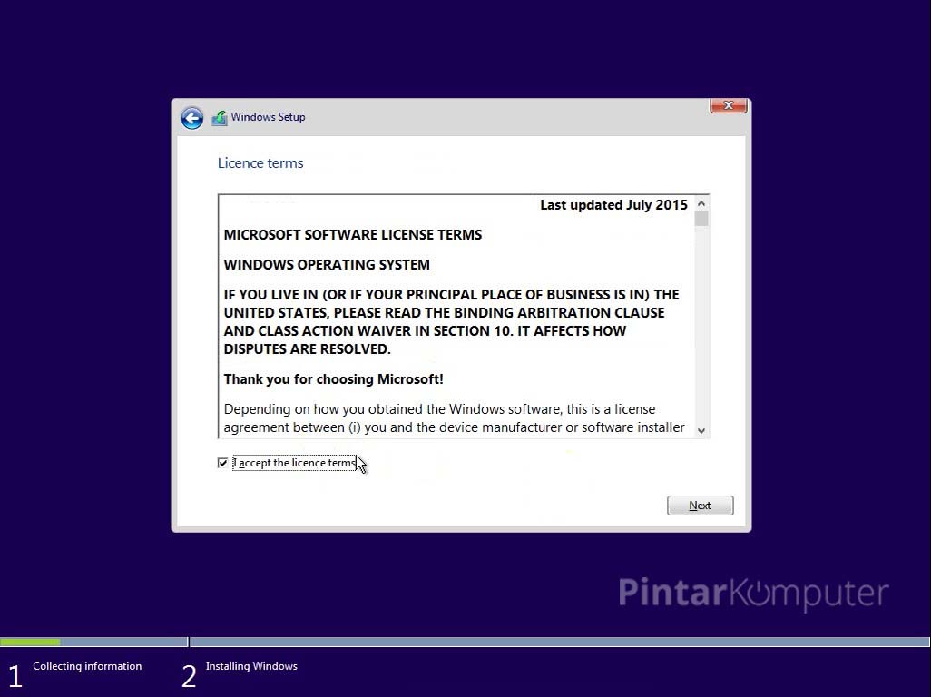 Cara Install Windows 10 Lengkap Dengan Gambar Ainundtc