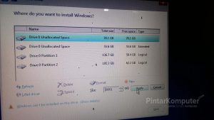 [Panduan Pemula] Cara yang Benar Membagi Partisi Hardisk Saat Menginstall Windows (7, 8, 10)