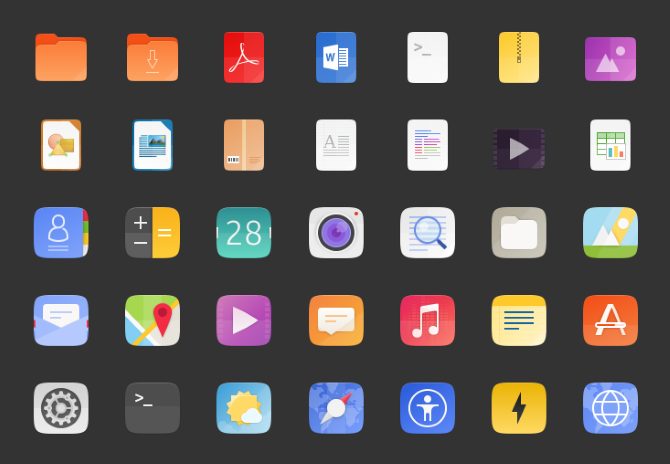 Linux Ubuntu 18.04 LTS Icons